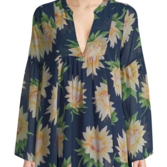 Show Me Your MuMu Tops - Show Me Your Mumu Mia Sunflower Print Tunic Top